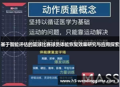 基于智能评估的篮球比赛球员体能恢复效果研究与应用探索