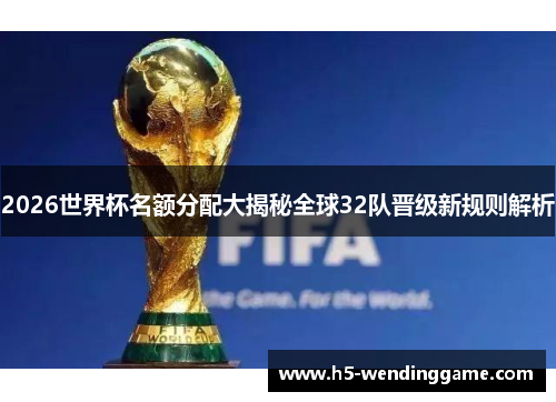 2026世界杯名额分配大揭秘全球32队晋级新规则解析
